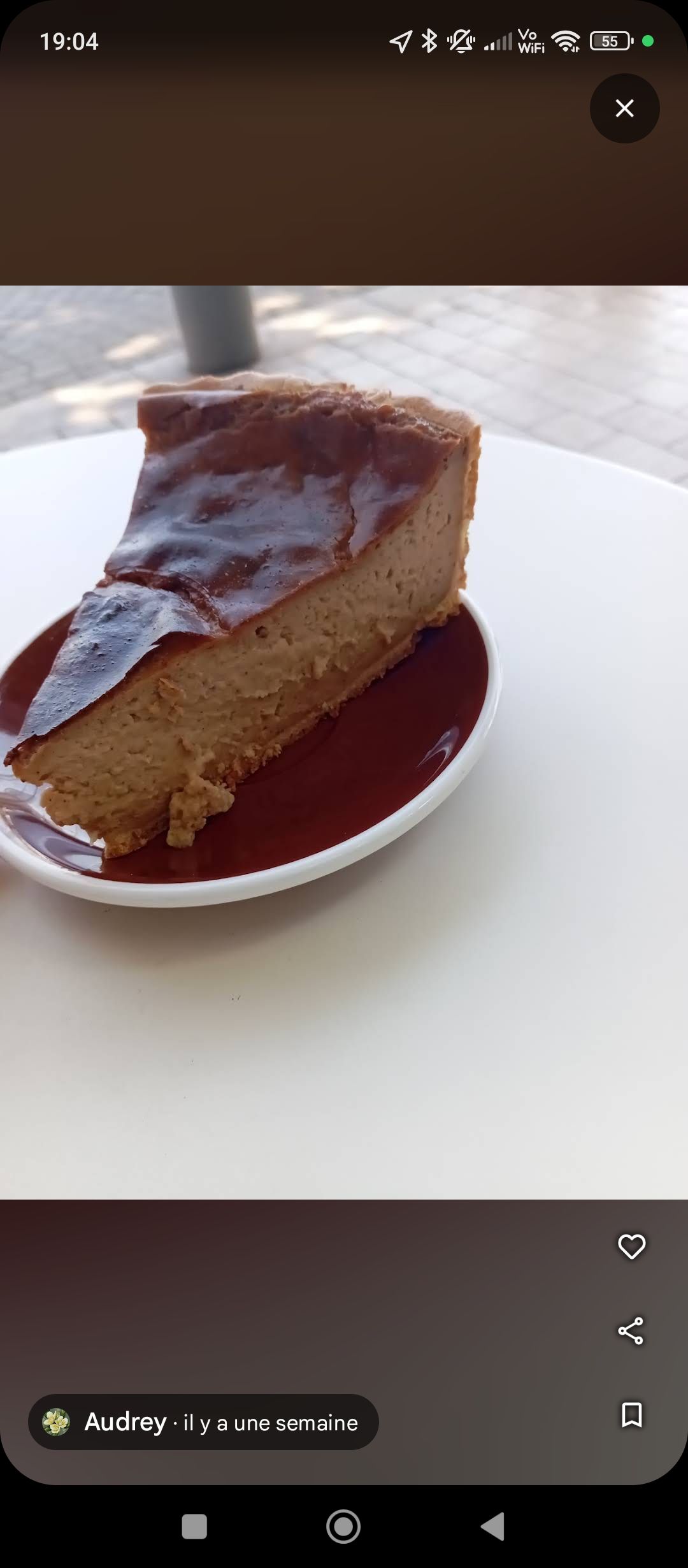 Flan praliné noisette