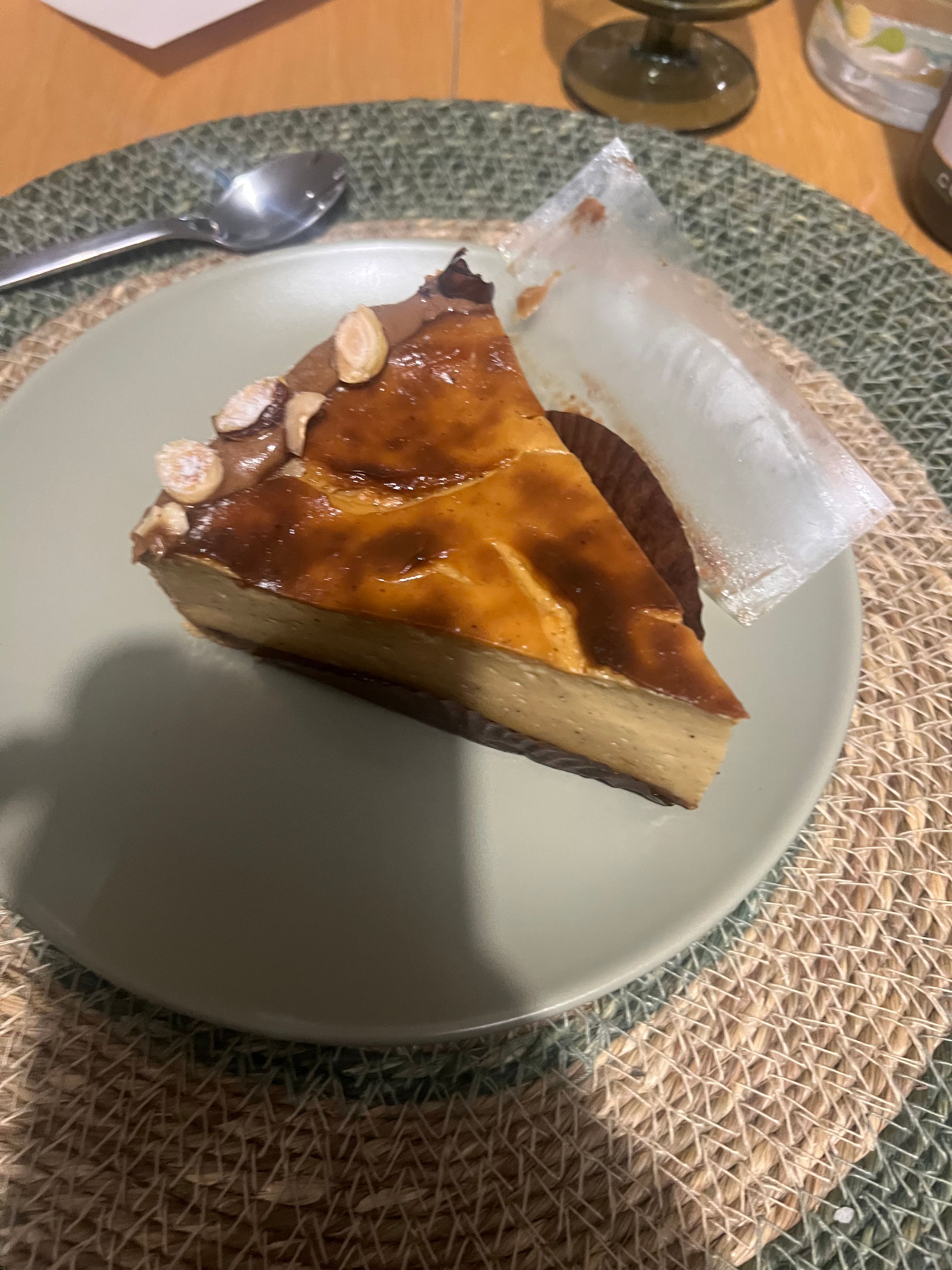 Flan cacahuète