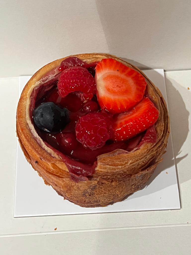 Flan fruits rouges