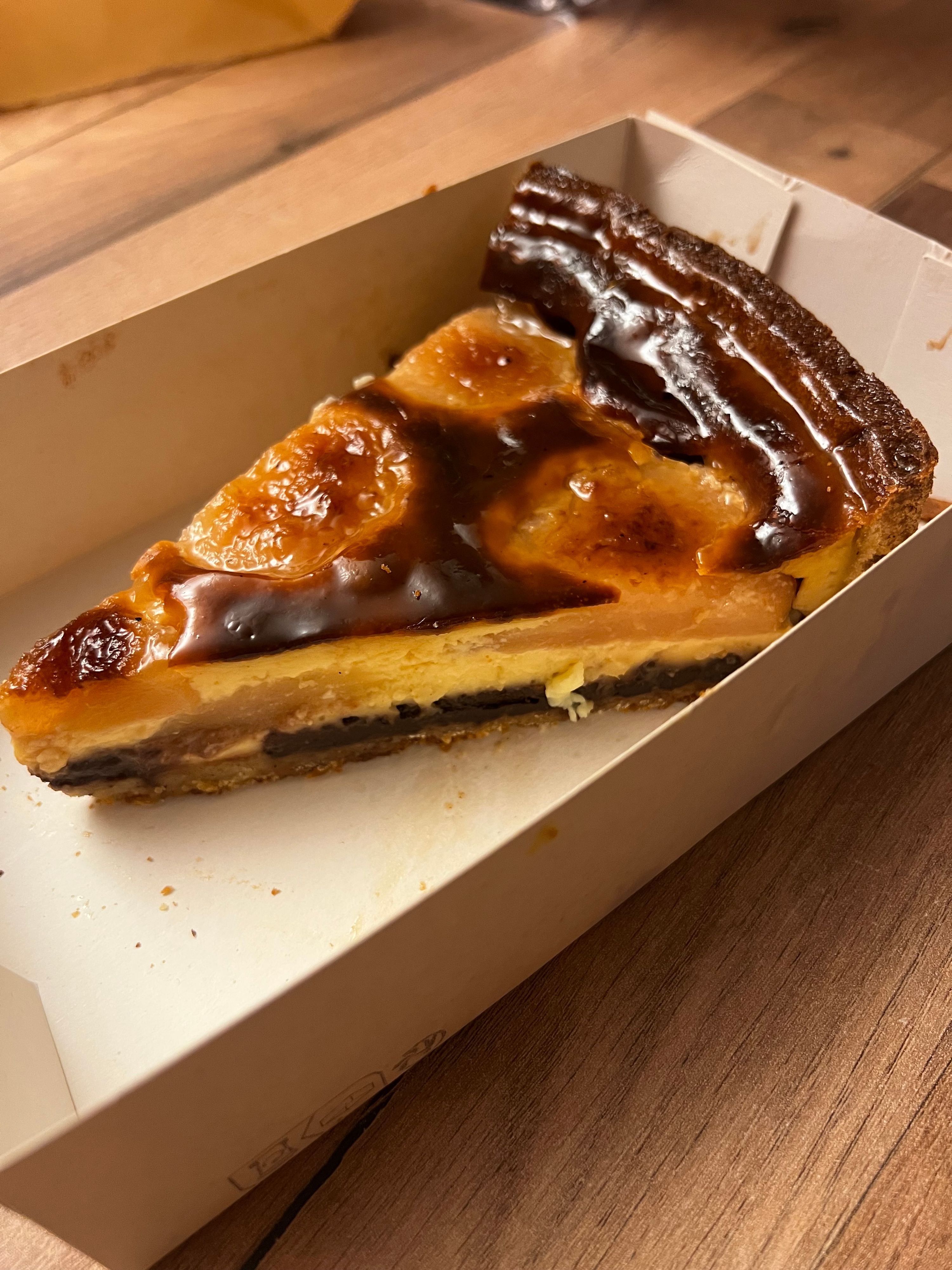 Flan poire chocolat