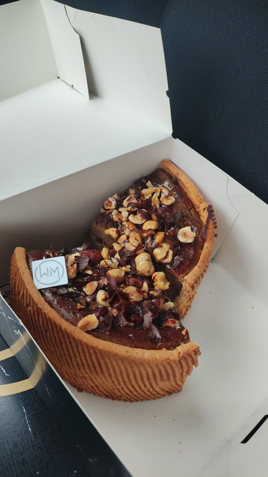 Flan pâtissier praliné