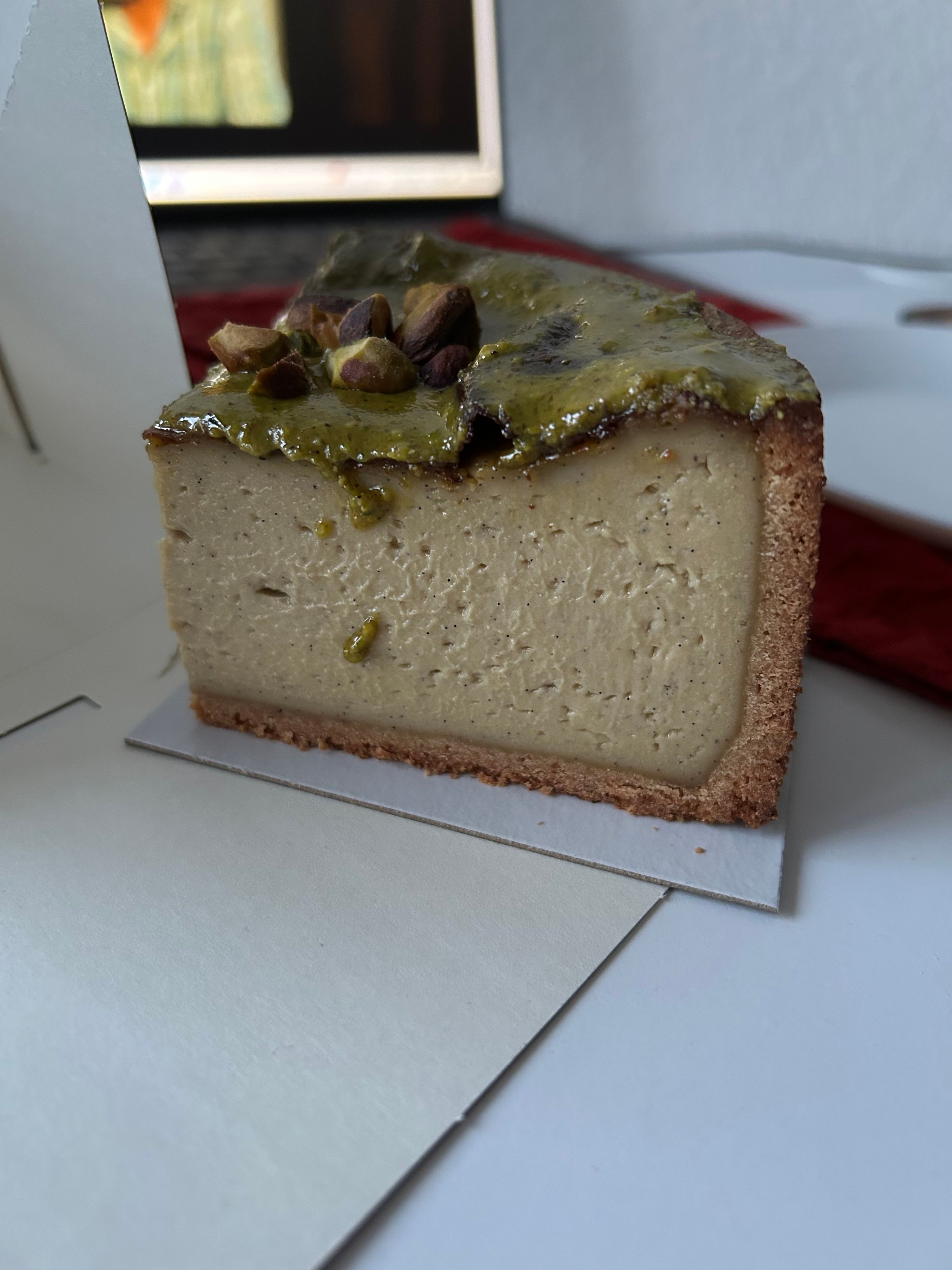 Flan pistache